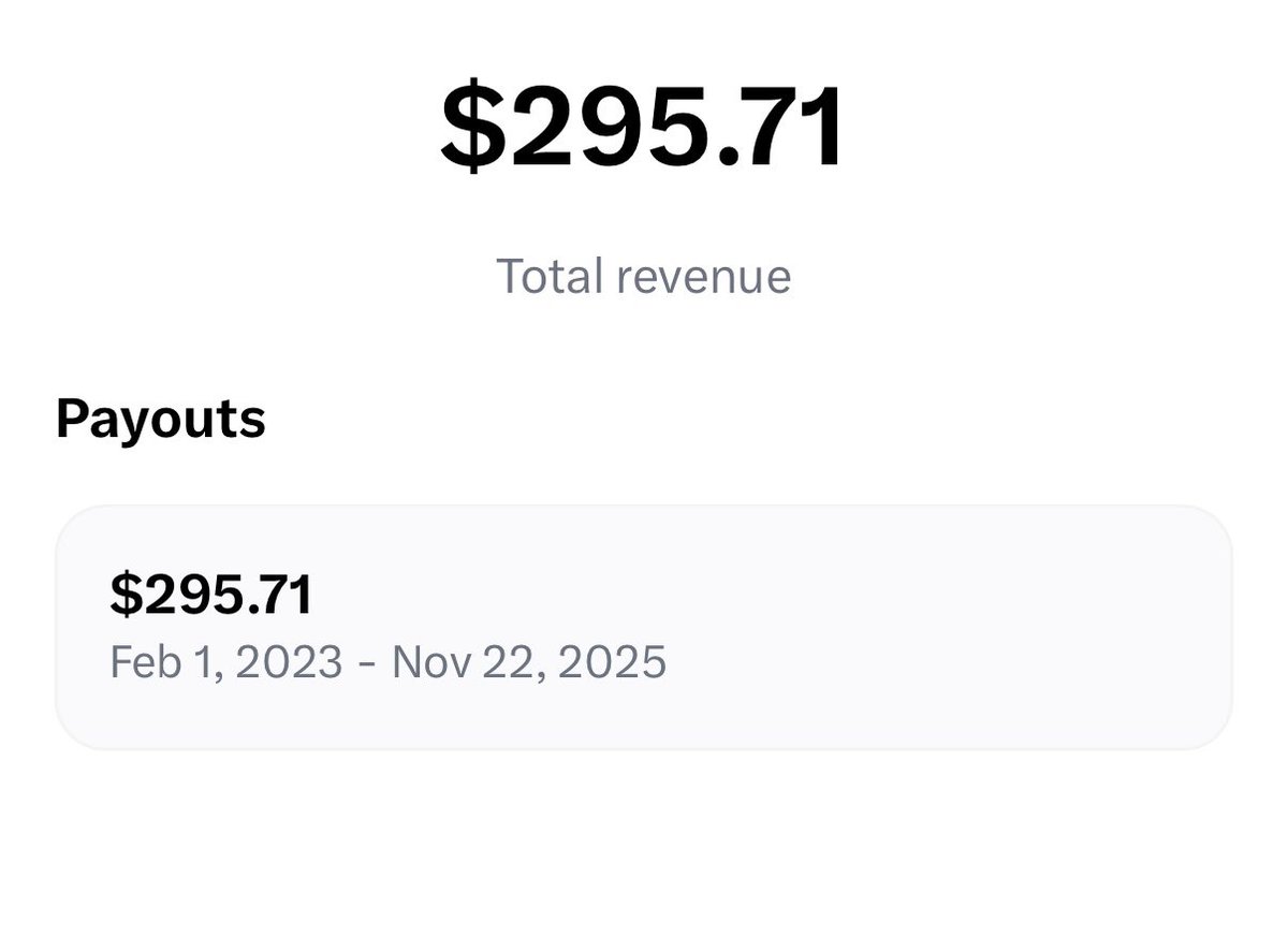 andi_losing's tweet image. omg I received my first X payout 🥹

and it’s way bigger than I expected