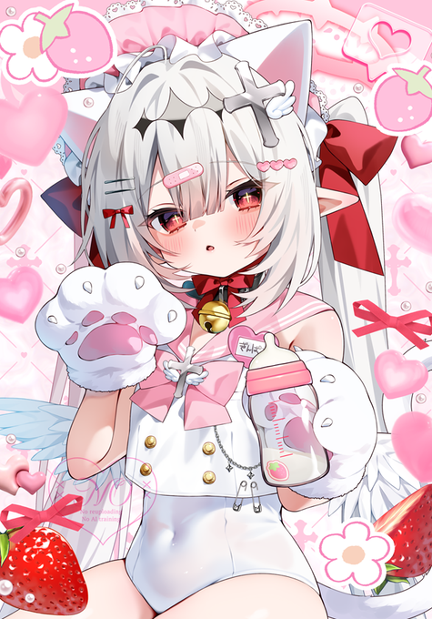 ねぇ、知ってる?
女の子っていちごみるくで出来てるんだよ🍓🍼 