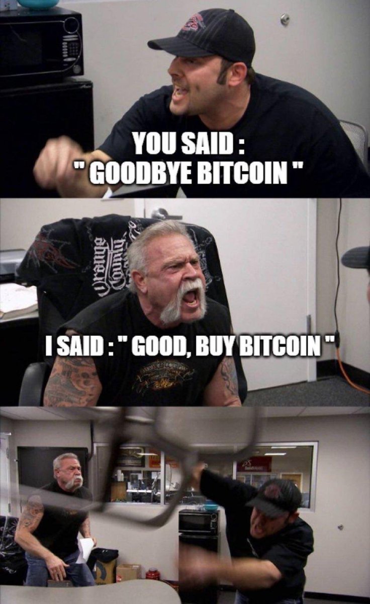 Every time btc drops and makes a new bottom i remember this meme. 

Buy $BTC now is a good choice ?