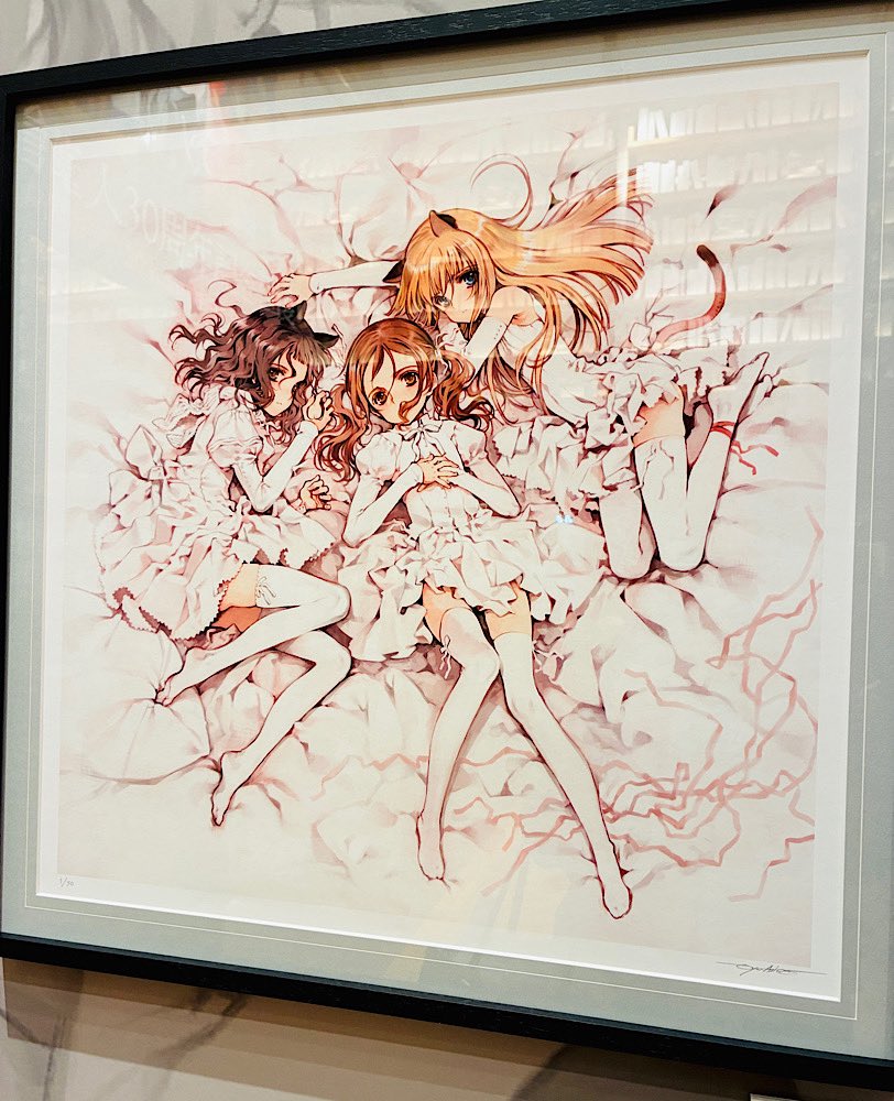 大槍葦人先生の画展行ってきた!!!!! 先生がご在廊されていてうれしい…🥲