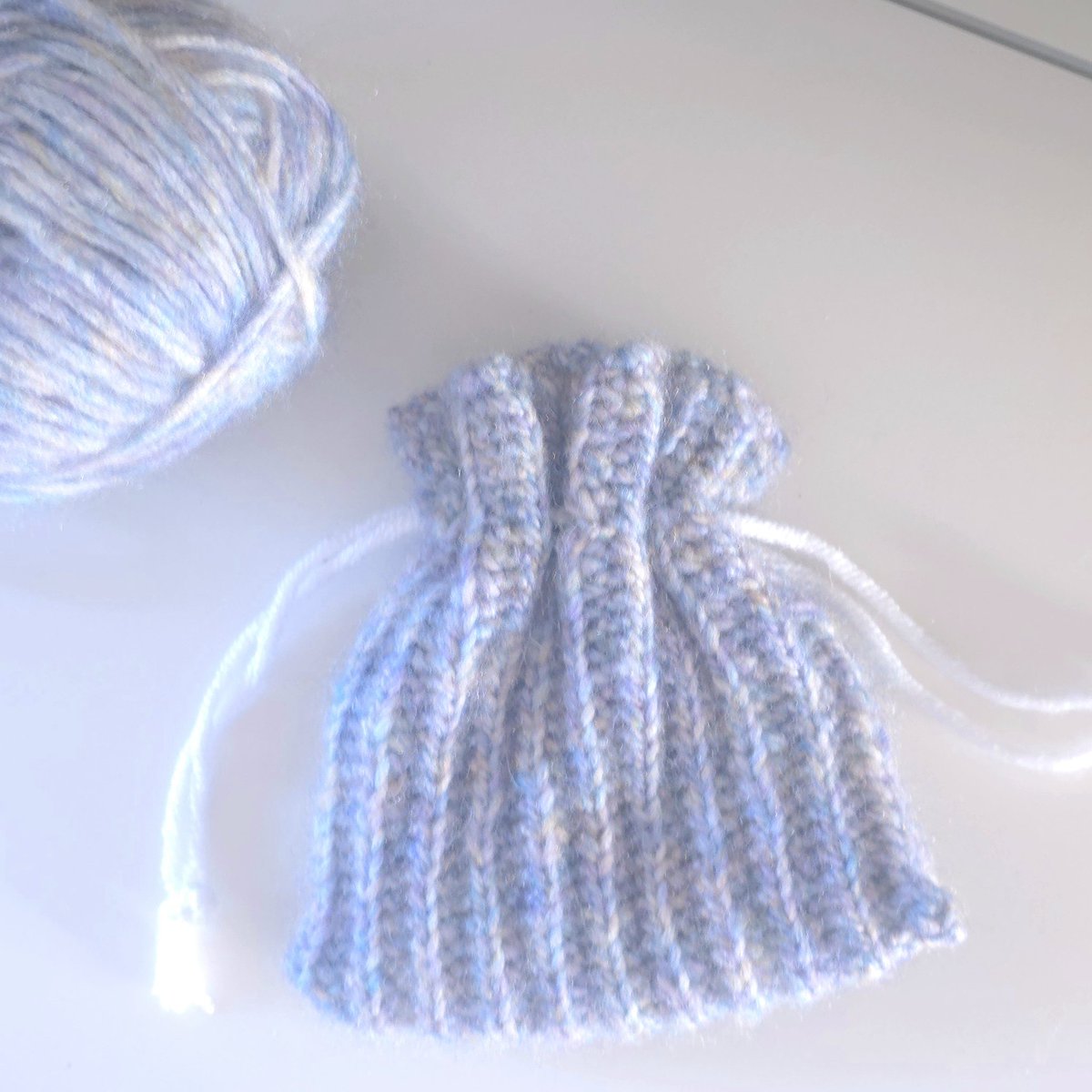 mamag_knitting's tweet image. 예쁜걸로 예쁜 파우치 떴어요💜🩵