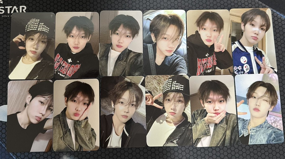 suren_dancing's tweet photo. 여러분 저 포카 12개 다 모았어요😭 미공개 포카는 저렇게 생겼습니당!! https://t.co/U1zcMObvxx