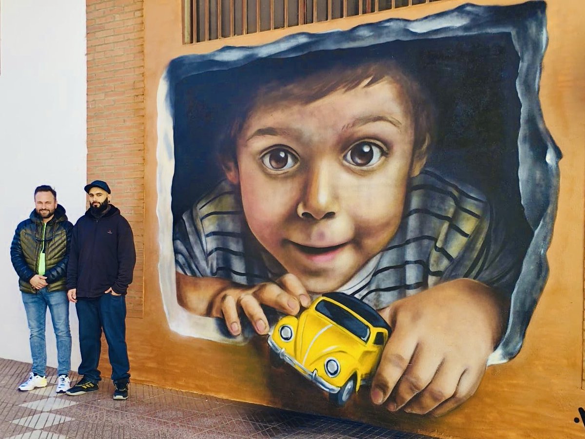 TurismoStaMarta's tweet image. La RUTA DE ARTE MURAL 🎨 de #SantaMarta sigue creciendo con murales espectaculares 

😍 ‘Sal a jugar’ es el nuevo trabajo de #Nego, ganador del II Festival de Arte Urbano organizado por @AytoSantaMarta 

📍En la calle Feliz Rodríguez de la Fuente, 

#StreetArt