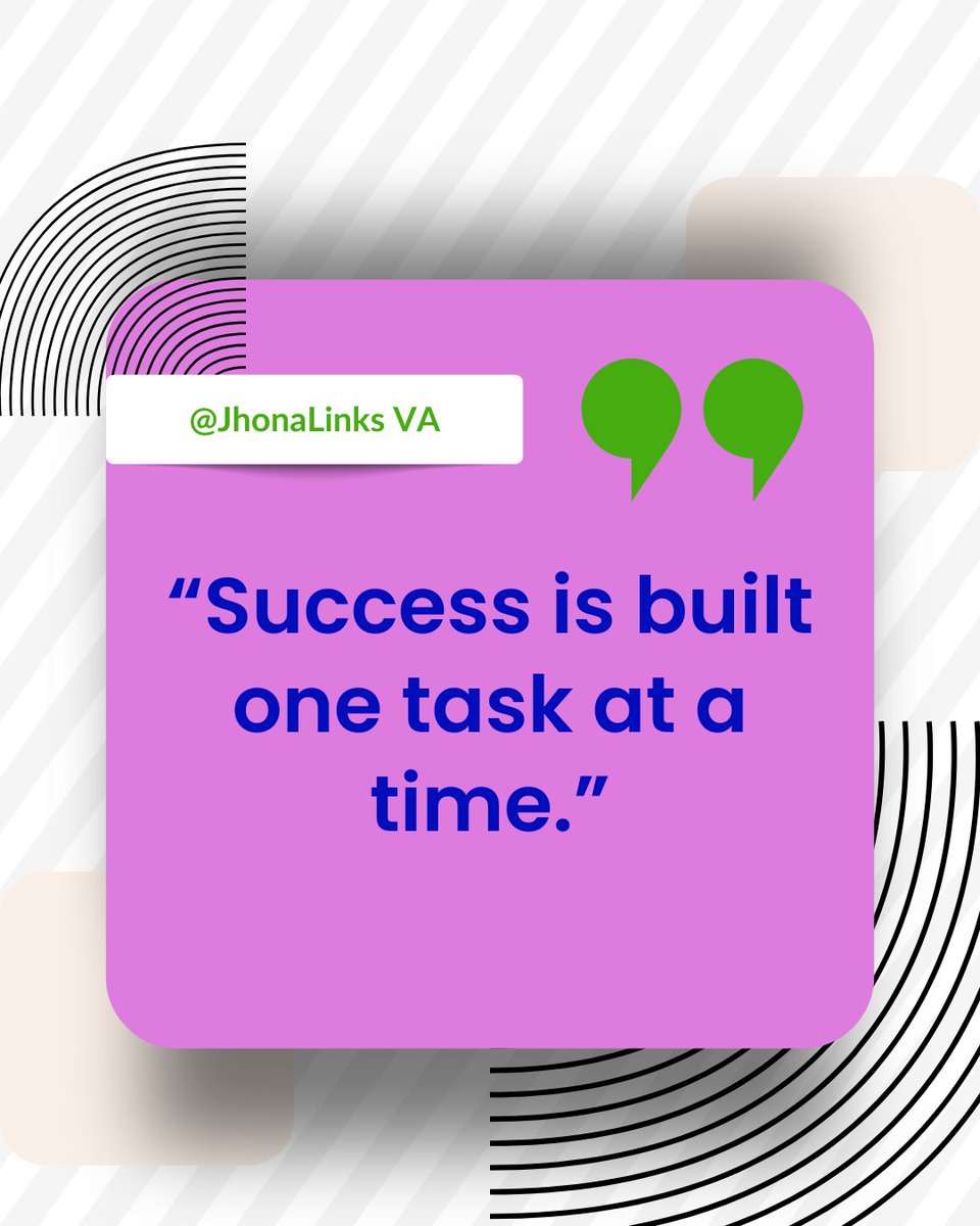 Progress happens one small step at a time.
You don’t need to finish everything today — consistency creates real results.

Whether it’s inbox, schedule, or planning… keep going. Your future self will thank you.

What’s one small win today? 👇

#MondayMotivation #SmallWins