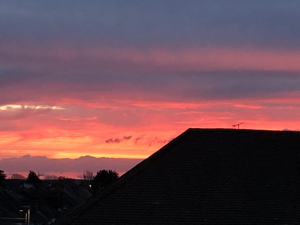#redsky in the morning over #kent