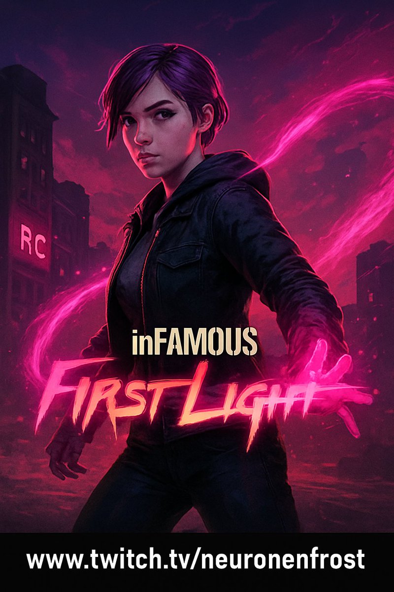 _Neuronenfrost_'s tweet image. ✨ Heute tauchen wir in die Neon-Welt von inFAMOUS First Light ein! ✨

Komm vorbei und erlebe die Energie live!

🔴 Live auf Twitch:
👉 twitch.tv/neuronenfrost

#InfamousFirstLight #Fetch #Gaming #LiveStream #Twitch