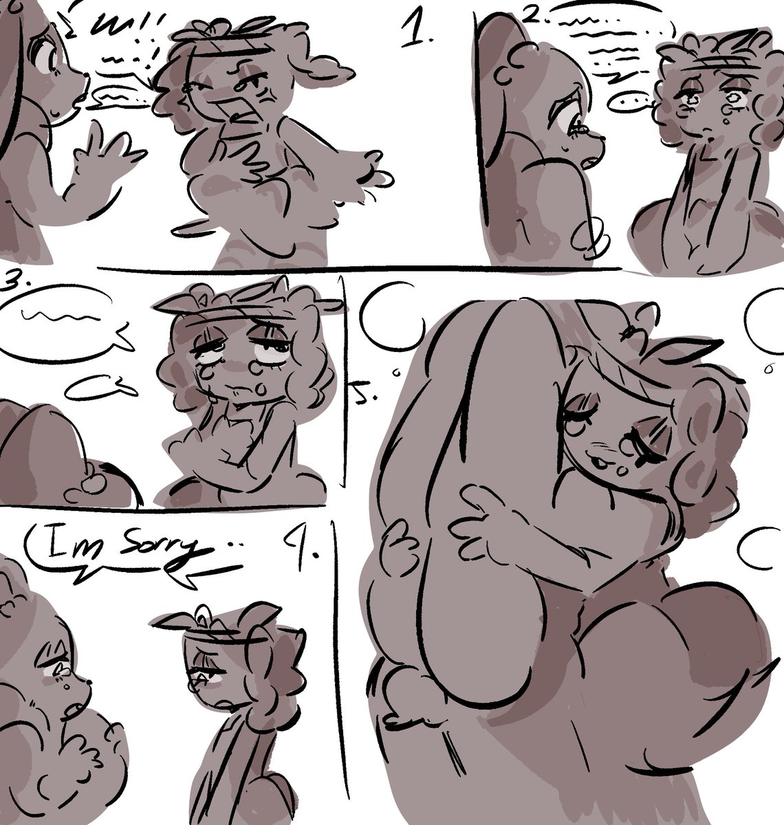 Marmalad3e's tweet image. i got lazy thinking of qhat they were gonna say 😗

#dandysworld #cocoa #bassie