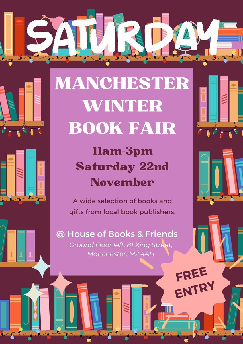 northodoxpress's tweet image. 🚨TODAY🚨

Yes, today is the day! We are in Manchester with a whole host of brilliant northern publishers for the Winter Book Fair.

Join us at House of Books and Friends from 11-3 for all your bookish needs!