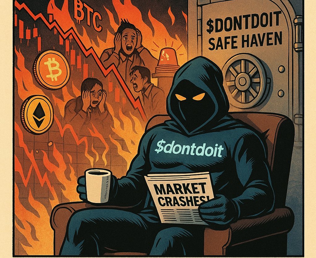 olaweb07's tweet image. 🚫🔥 $DONTDOIT is not a meme… it’s a mindset.
While everyone panics, we stay locked in.
While they doubt, we load.
While they hesitate… we DON’T DO IT we DO MORE.

The community is growing.
The energy is different.
The mission is clear.

If you’re seeing this, it’s your sign……