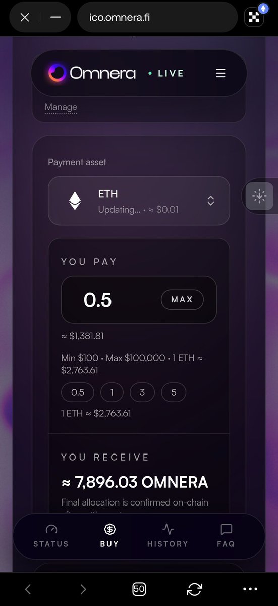 davidjun892's tweet image. To purchase @OmneraUSD presale isn&apos;t for the weak or poor , I pray for eligibility 
If you’ve been waiting for an easy airdrop to grab, this is your moment.

Jump in at point-omnera.xyz

🔹 Follow the tasks
🔹 Connect your wallet
🔹 Instant reward claims

🔥 Supply is…