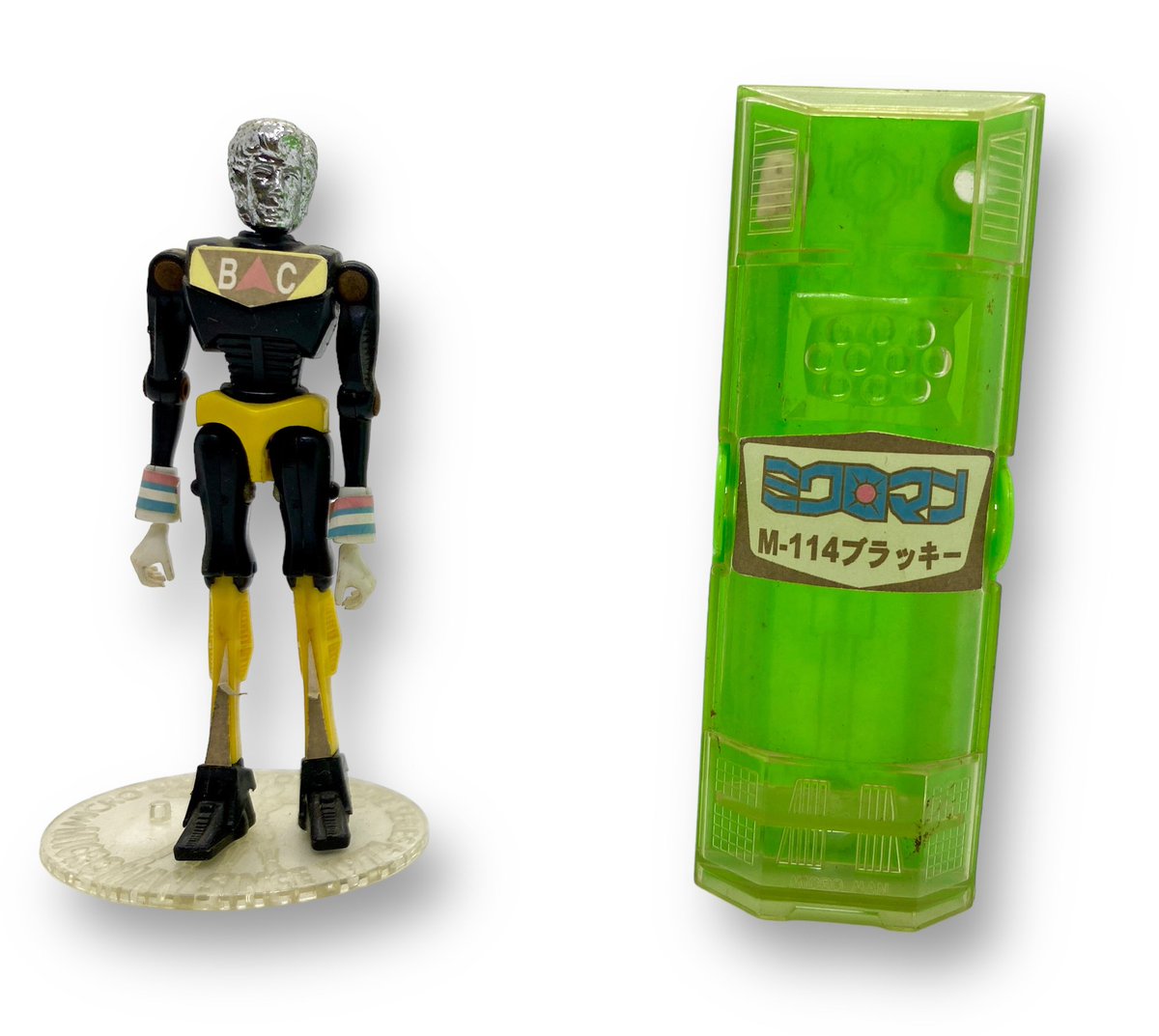 ミクロマンM114ブラッキー ミクロマン科学や宇宙科学に特に優れる