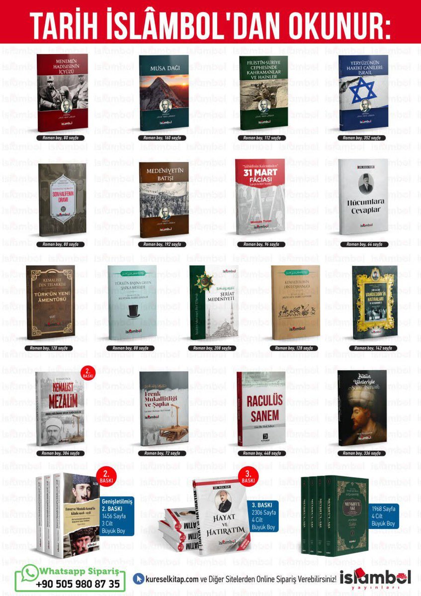 İSLÂMBOL YAYINLARI'NDAN TÜM OKURLARIMIZA MÜHİM ÇAĞRI

Kıymetli okurlarımız!
Malum olduğu üzere yaklaşık bir yıl içinde yakın tarihte meydana gelmiş ama halkımızdan saklanan bir çok tarihi vakayı sansürsüz olarak neşrederek büyük bir boşluğu doldurduk. Bizlerin arkasında bu