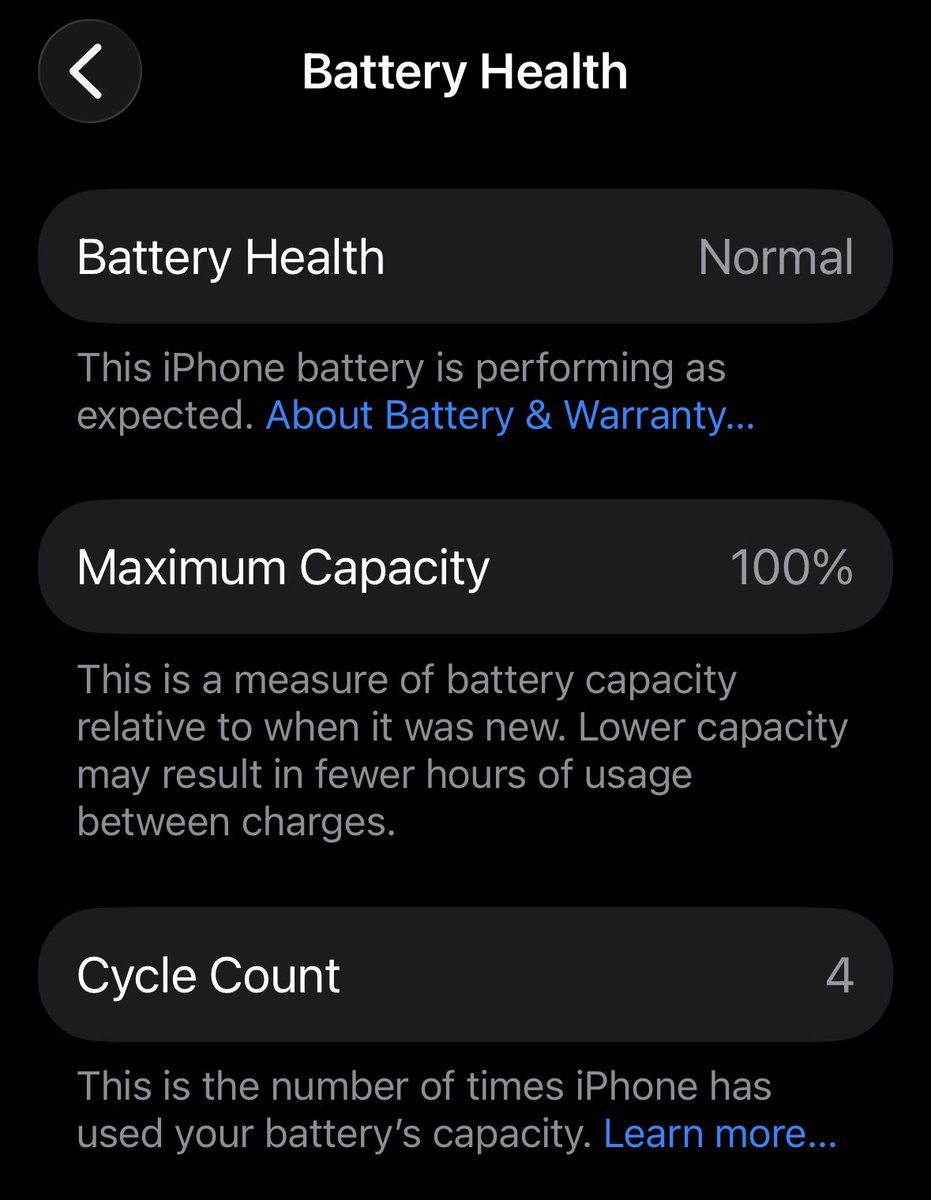 ai_with_shah's tweet image. what’s your iPhone’s battery capacity rn?