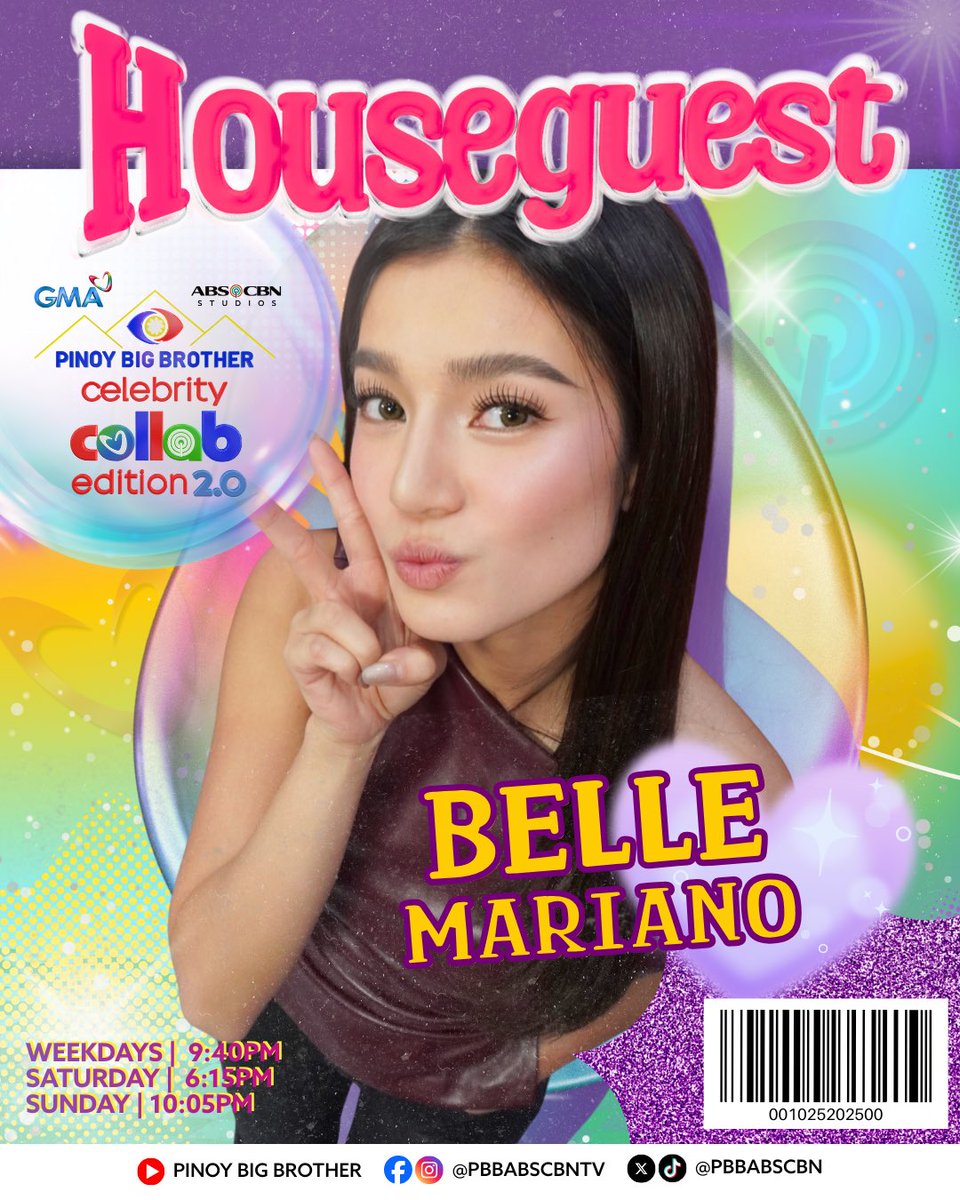 WALANG MAGTATAGO DAHIL MAY PAPASOK! ✨

Baon baon ang isang exciting task from Kuya, ready na makipagkulitan sa housemates si Belle Mariano! 💯

#PBBCollab20MeetGreetBelle