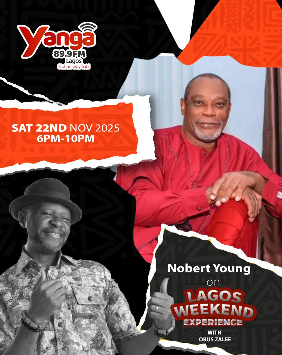 On LAGOS WEEKEND EXPERIENCE I go gist with Nollywood Legend Norbert Young on " The Different Sides Of Life and Commitment To Courage"