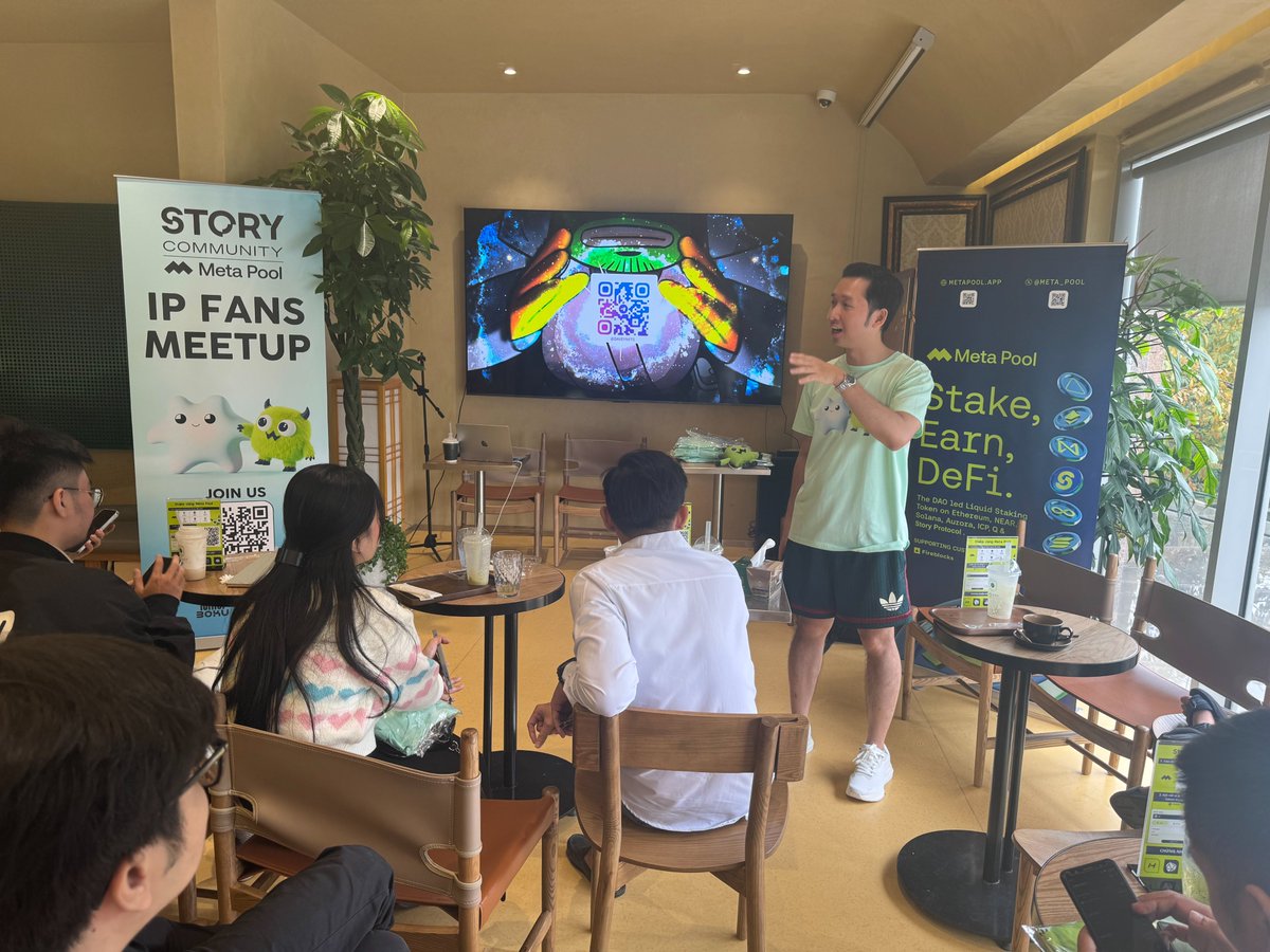 meta_pool_vn's tweet image. 🥳Tổng kết &quot;Story Together: IP Fans meetup&quot;🇻🇳 (22/11)

🎉Khai mạc cuộc thi Stake IP cùng @meta_pool (Thể lệ đính kèm bài post này)
✨Giao lưu cộng đồng @story_hubs , @StoryVietnam , @build_buddies , @mimboku_story 

Chi tiết🧵👇