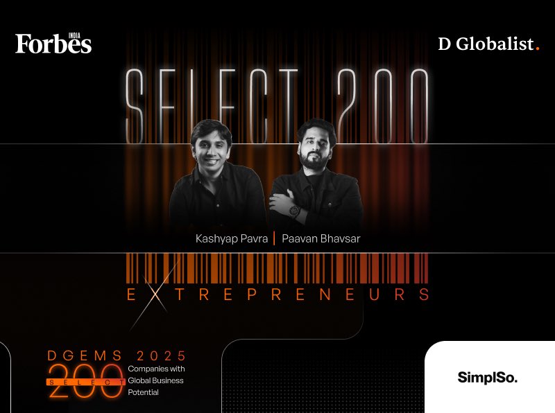pavrakashyap's tweet image. We’ve been building Simplso one day at a time, learning, improving, and showing up for the people who trust us.
Today we’re grateful to share that we’ve been selected for @forbesindia DGEMS 2025.
Thank you to our team and clients for believing in us.

#dgems2025 #forbes