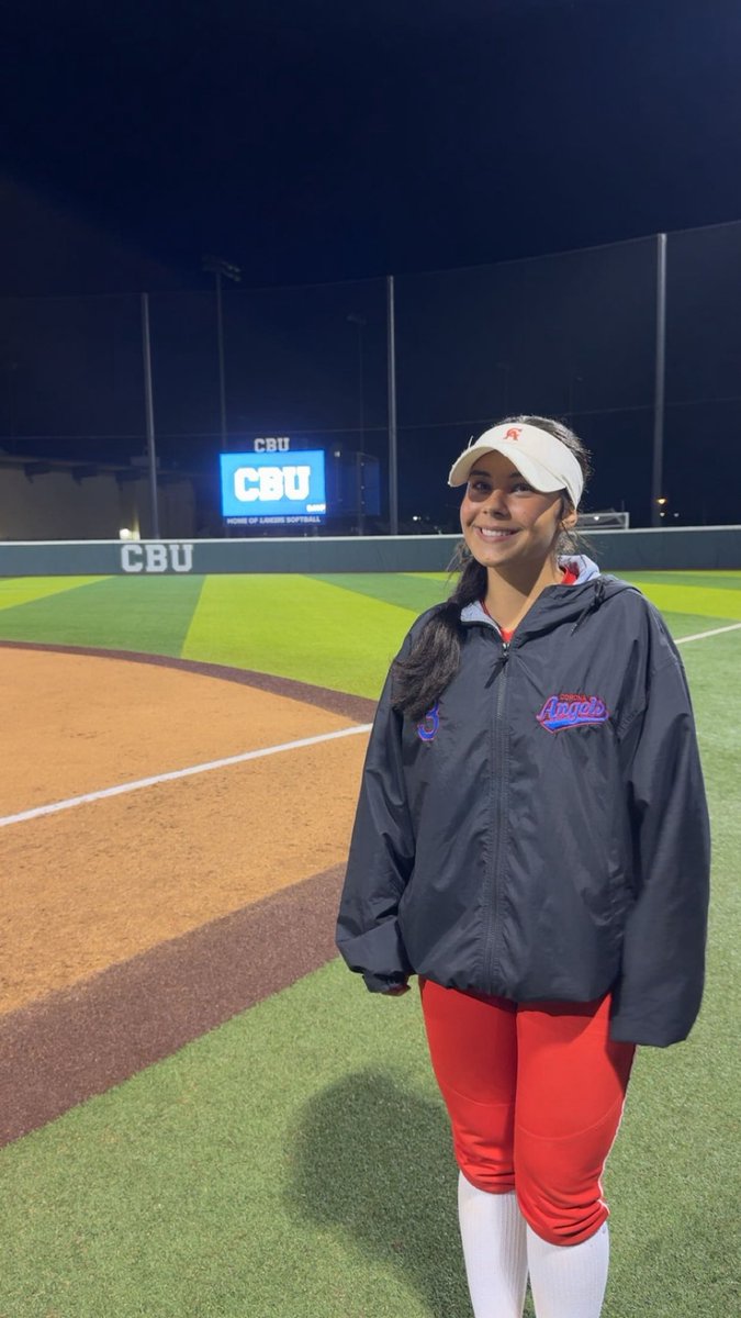 Thank you <a href="/BTelesco2/">Brandon Telesco</a> <a href="/haylei_archer/">Haylei Archer</a> <a href="/ThessaMalauulu/">Thessa Malau'ulu</a> <a href="/seashel_13/">Sashel Palacios, OLY</a> for the opportunity to showcase my skills at your elite  camp and learn more about <a href="/CBUSoftball/">California Baptist Softball</a> and your mission “Rooted in Joy. Built on Trust. Driven by Purpose.”
<a href="/SusanK_ScoutU/">Susan Kemper (ScoutU)</a> @directrecruits <a href="/LineDsoftball/">Line Drive Media</a>