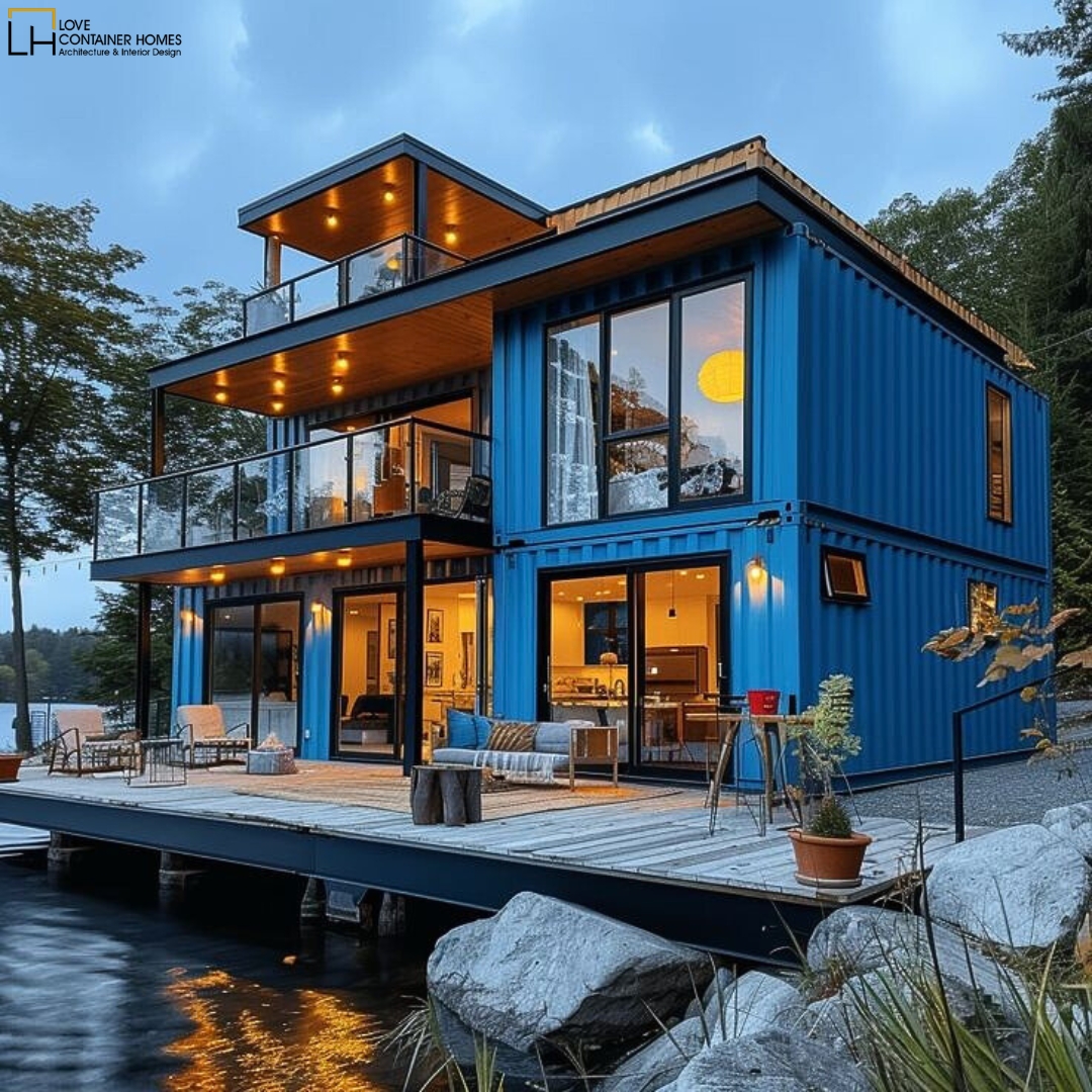 LCH_studios's tweet image. Would you live in a house built out of shipping containers? Rate this one on a scale of 0-10.  Visit us at lovecontainerhomes.com for container house plans and designs.
#architecture #shippingcontainer #containerhome #containerhouse #house #prefab