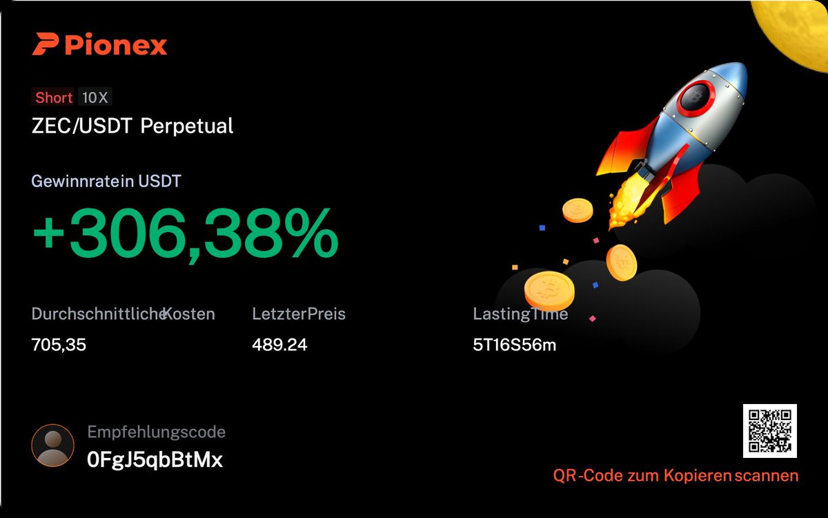 $ZEC SHORT: STRUKTURBRUCH BESTÄTIGUNG!

x.com/HugotoCrypto/s…