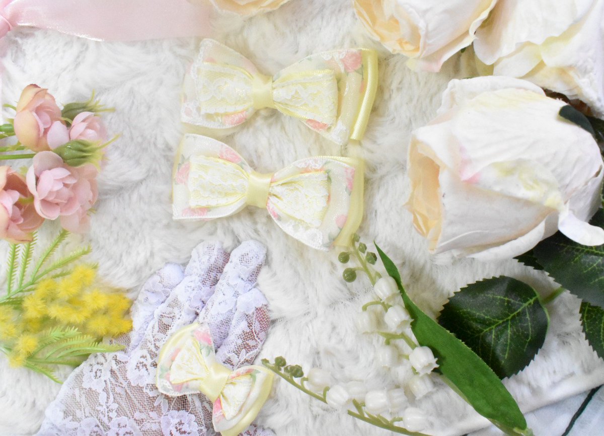 Waltz_with_Psyc's tweet image. 黄色担当の方向け、当店の黄色おリボンを集めました💛
優しく甘いカラーで推し活が盛り上がりそう❣️

#カワスタ リボン祭りは11/26まで！
三連休はぜひ、ラフォーレ原宿4階Kawaii☆Stars様(@Kawaii__Stars)へお立ち寄りくださいませ(⁎ᴗ͈ˬᴗ͈⁎)♡

#アイドル #推し色 #ヘアクリップ #ヘッドドレス