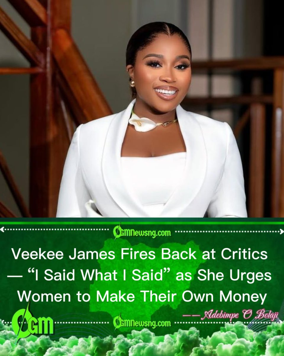 ogmnewsng's tweet image. Don’t wait for anyone’s pocket to define your life — Veekee stands on her word!

#VeekeeJames #WomenEmpowerment #FinancialIndependence #IStandOnMyWord #I SaidWhatISaid #BossLadyEnergy #WomenSupportingWomen #NoTimeToWait

Adebimpe Bolaji for OGM News NG 👇🏾

opitanglobalmedia.com/veekee-james-s…