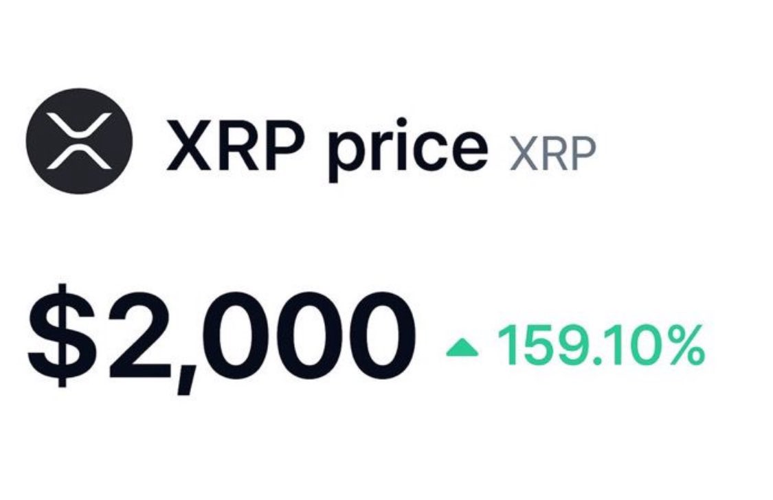 chadsartin08's tweet image. Would you retire if $XRP hit $2,000?

#XRP 🚀🌕