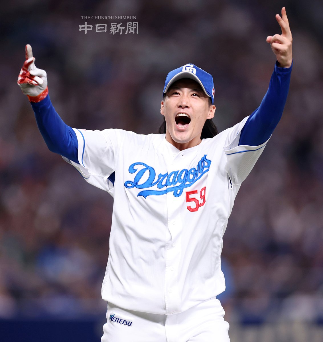 【ドラゴンズ】ガチンコ紅白戦で特大ホームランを放った斎藤選手 #齋藤綱記 #中日新聞 #中日スポーツ