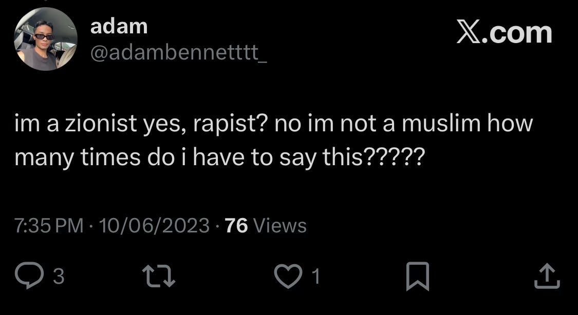 Adam Benet just deleted his old tweet proudly saying he is a Zionist. 

Sekarang baru dia letak bendera Palestine dekat bio lepas kantoi and I hope orang tak percaya dia anymore. Remember, he is not sincere about that.

Caught 4K.