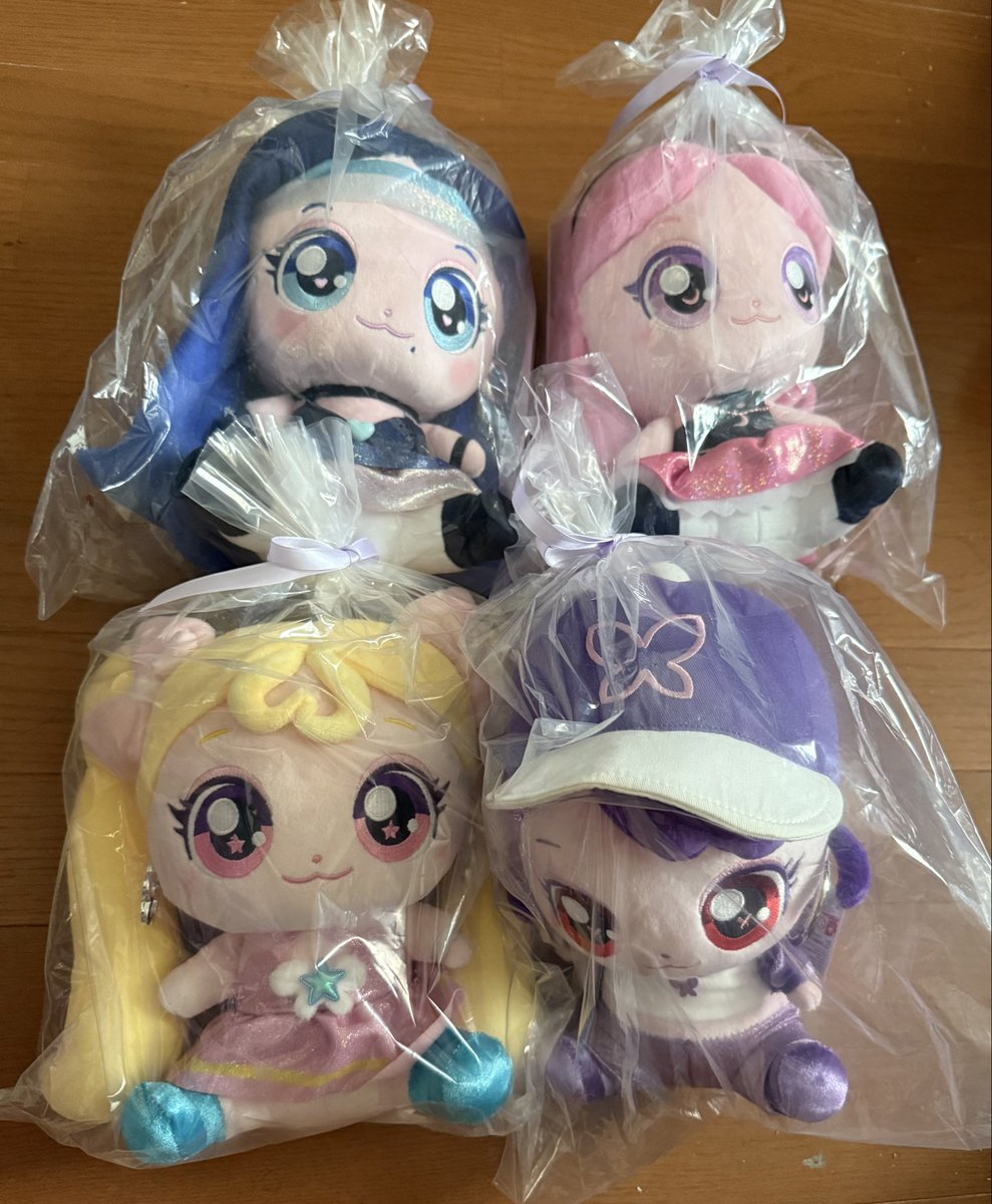 aespaティニピンぬいぐるみやっと届いた カリナ、ジゼル、ウィンター