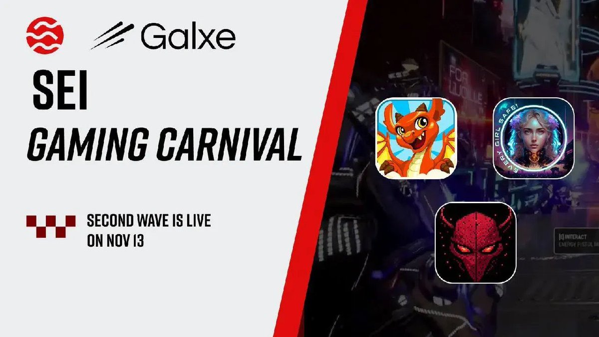 The <a href="/GamingOnSei/">Gaming On Sei</a> Carnival Wave 2 is officially live, and <a href="/Galxe/">Galxe</a> just dropped the Quest of the Week!

This is seriously simple, you need to dive into the missions and secure your cut of the massive 77,777 $SEI prize pool.

If you are not out there defending portals in <a href="/OSP_TD/">Operation Safe Place</a>