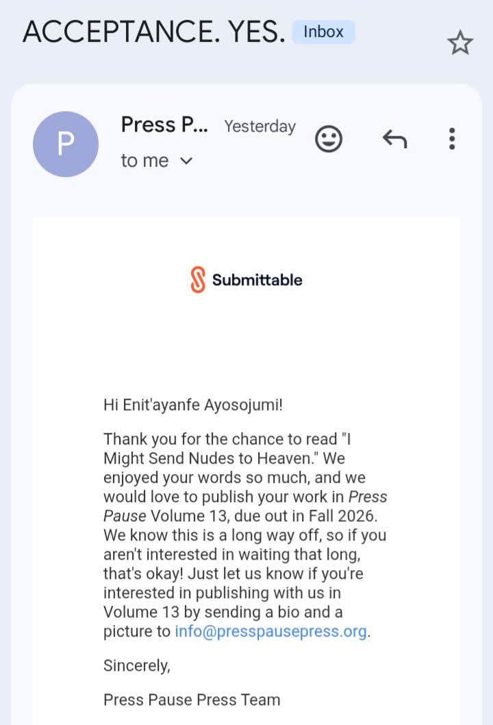Enit'ayanfe Ayosojumi Akinsanya 🏳️🌈 tweet media