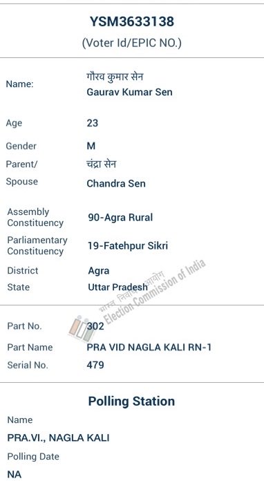 myself__vivek's tweet photo. SAME PERSON BUT DIFFERENT EPIC NUMBER HOW IS THIS POSSIBLE? https://t.co/s3Vbrv7RQx