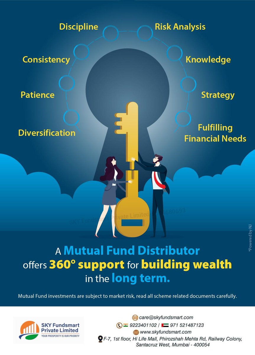 Skyfundsmart's tweet image. &quot;One Partner. All Your Financial Needs.
Experience 360° support—from planning to execution—to grow your wealth the right way.

📞 92234 01102 | 📍 Mumbai &amp;amp; Karnataka

#SKYFundsmart #FinancialAdvisor #MutualFundDistributor&quot;