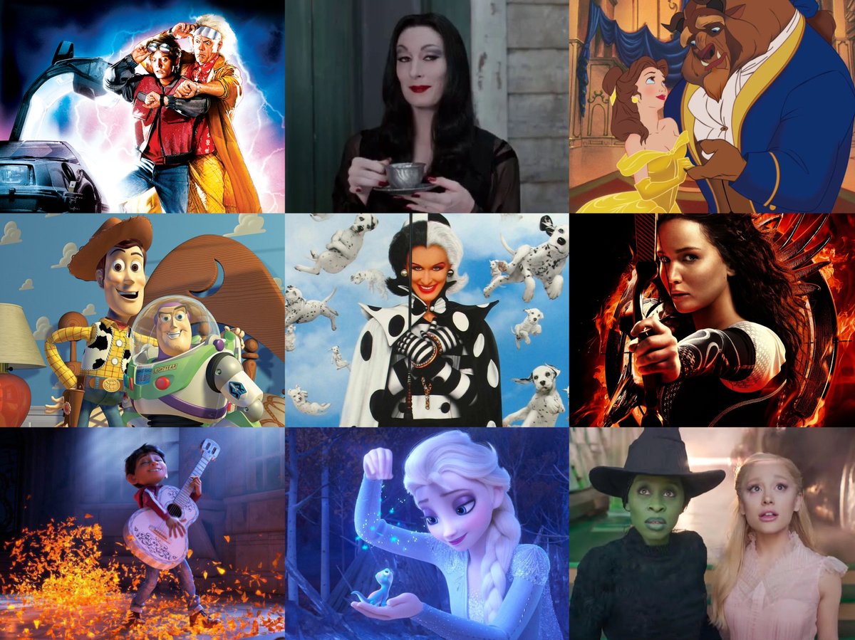 PopBase's tweet image. Movies released on November 22:

Back To The Future II (1989)
The Addams Family (1991)
Beauty and the Beast (1991)
Toy Story (1995)
102 Dalmatians (2000)
Catching Fire (2013)
Coco (2017)
Frozen 2 (2019)
Wicked (2024)