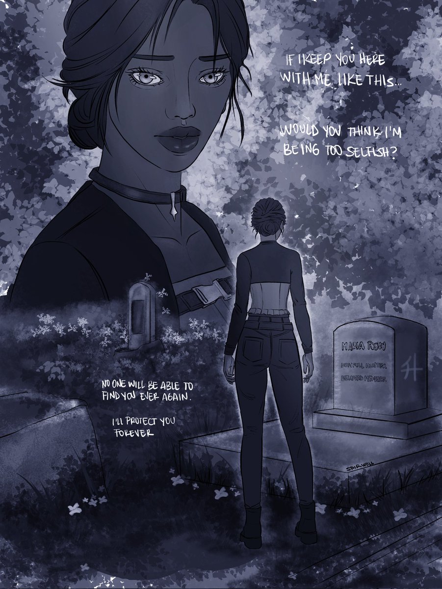 frostymaria's tweet image. What if you accepted Caleb&apos;s idea? Now there&apos;s a grave with your name on it. But none visits it, right? 1/2

#LoveandDeepspace #Zayne #恋と深空 #黎深 #恋与深空 #러브앤딥스페이스 #snowapple #snowcat #applecat #Caleb