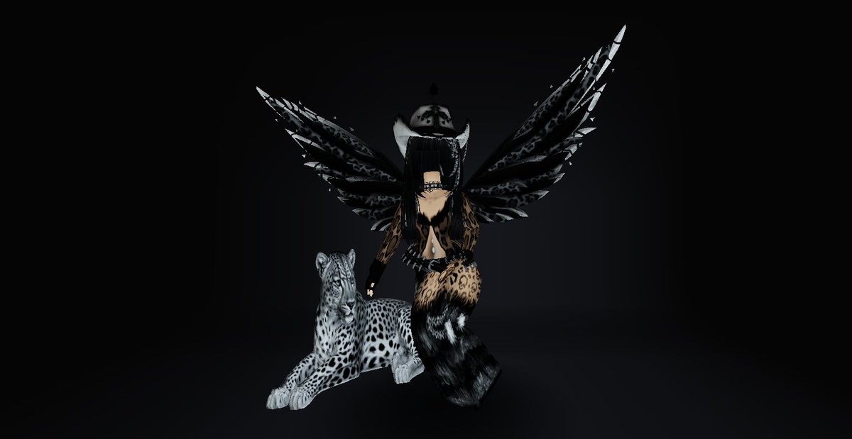 shyxdevy's tweet image. Fierce outfit by KitKat! Animal print stunningly mixed with Outlaw &amp;amp; Blacklight Fractured 🖤

Our catalog: roblox.com/catalog?nl=tru…
(find discord server in bio)
___
#robloxavatar #robloxoutfit #RobloxUGCLimited #robloxugc #SxDugc