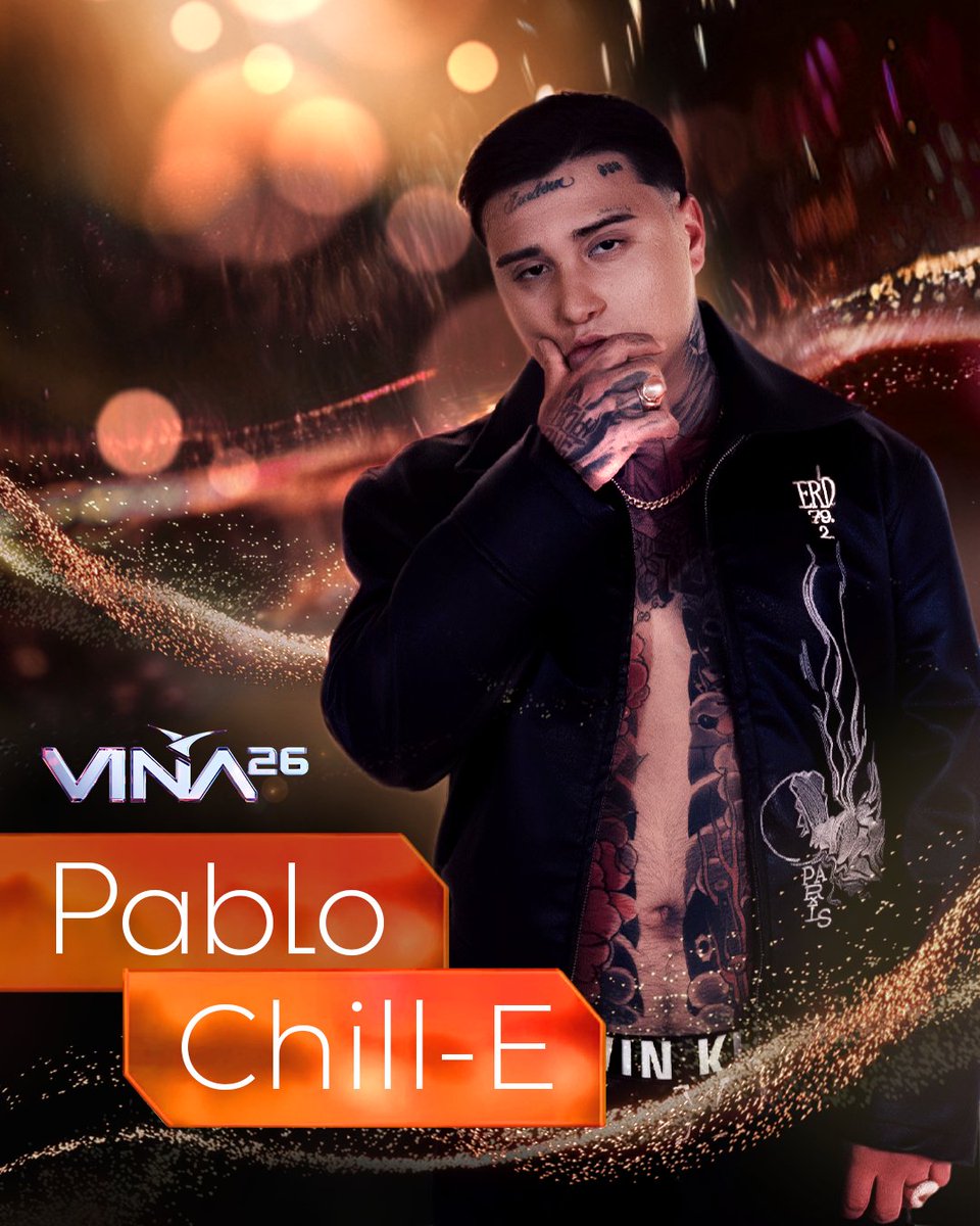 ¡Llega el Shishiboss a la Quinta Vergara! ¡Pablo Chill-E en #Viña2026! 😎🇨🇱

El trap chileno sube al escenario más grande de Latinoamérica con Pablo Chill-E, el pionero de la escena urbana chilena, con canciones que transforman vivencias reales en himnos que hoy suenan en todo el