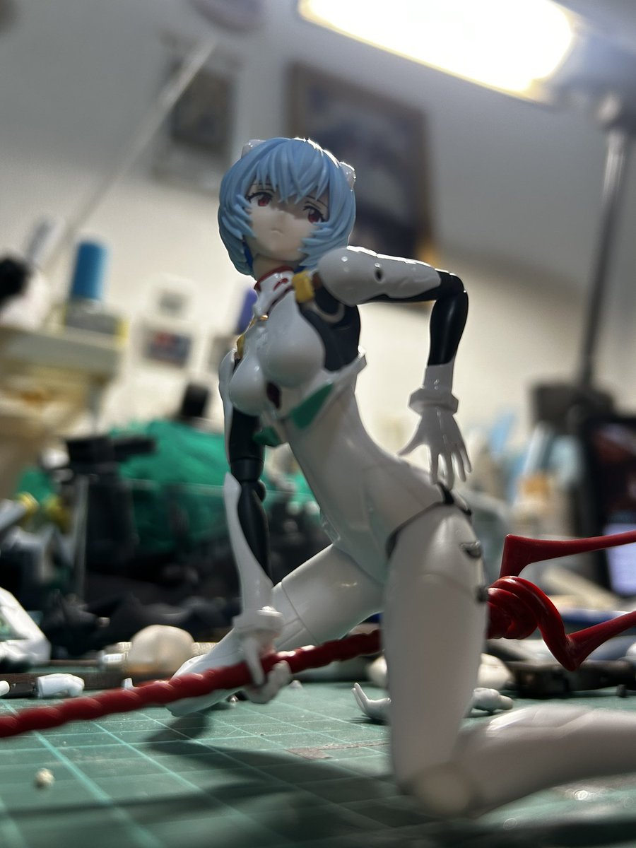 30MP綾波のパチ組み完了

組んだだけでもこの色分けでツラもスタイルも稼働も申し分なくて感動

この体育座りパーツがまたよろしい仕事をしてらっしゃる

#30MP #プラモデルライフ  #エヴァ