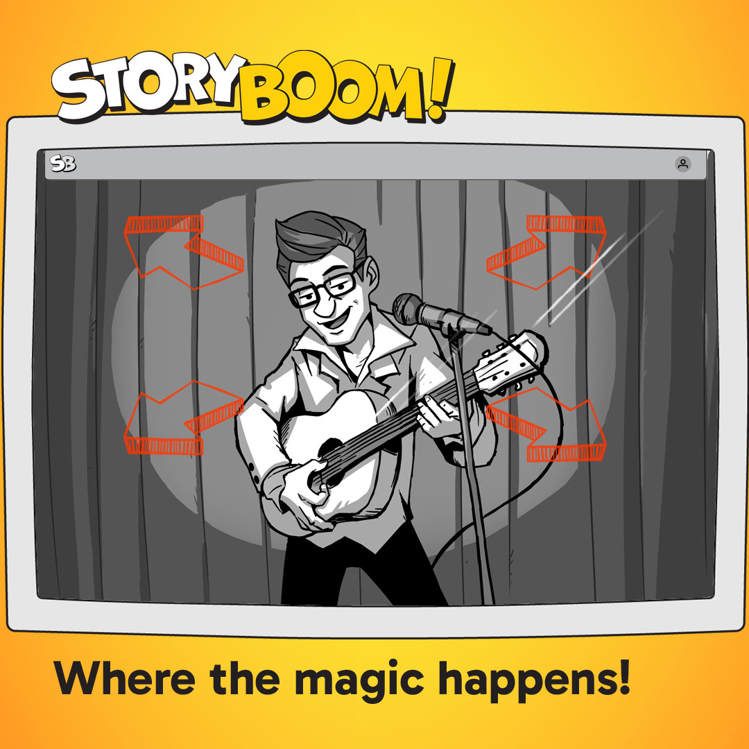StoryBoomApp's tweet image. Where the magic happens with Antsy&apos;s tunes! Storyboard your hits with StoryBoom — Absolutely Free! storyboom.co 
#StoryBoom #WayCoolWorld