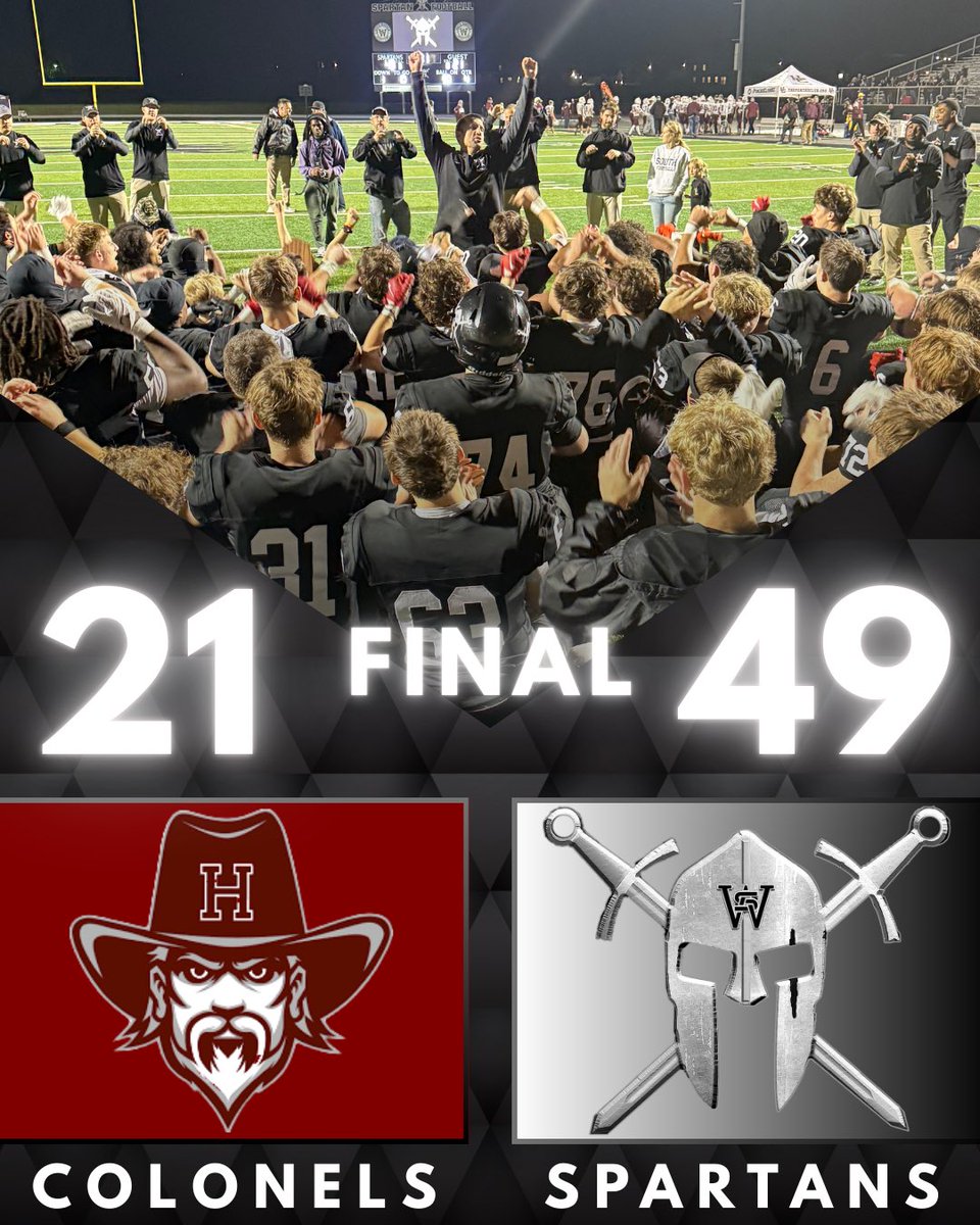 ⚔️ REGIONAL CHAMPIONSHIP ⚔️

Henderson Co - 21
South Warren - 49
FINAL

⚔️ STAY THE COURSE ⚔️