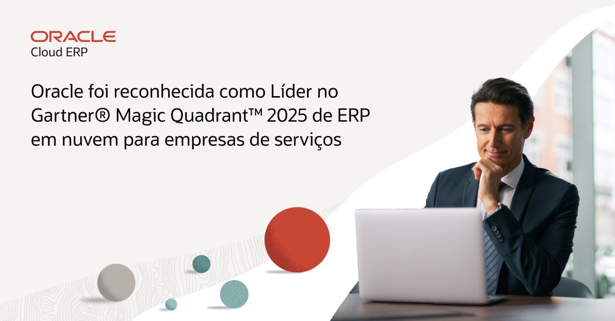 AlexlopezOracle's tweet image. Para empresas de serviços, escolher um ERP em nuvem é um caminho seguro. O Gartner® posicionou o Oracle Fusion Cloud ERP como Líder no Magic Quadrant™ 2025 para ERP em nuvem para empresas centradas em serviços.
👉 Leia o relatório: social.ora.cl/60137YbnT