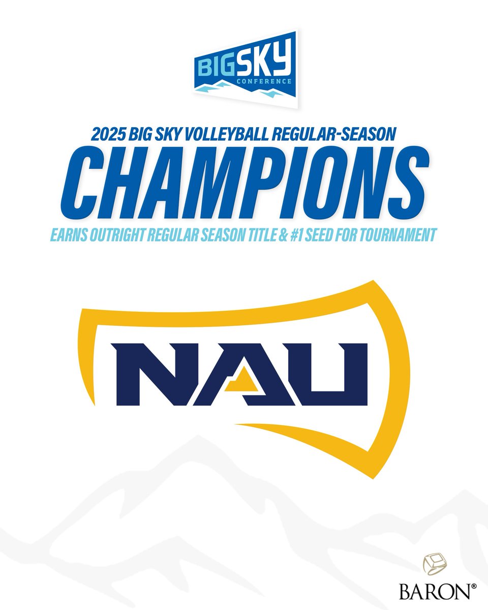 BigSkyConf's tweet image. The Big Sky Volleyball Trophy is heading to Flagstaff 🏆

#ExperienceElevated