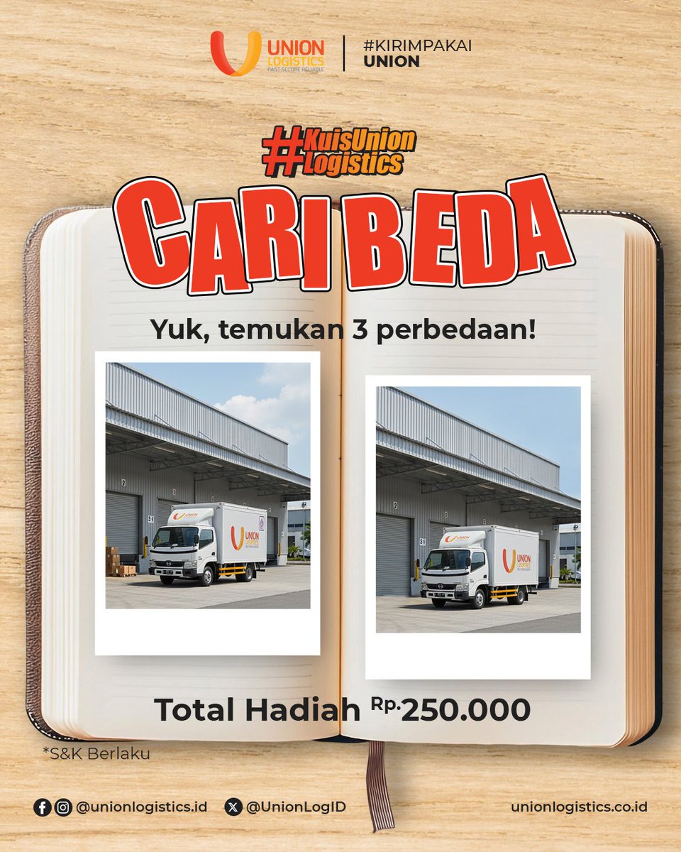 UnionLogID's tweet image. Ikuti kuis nya di IG Union Logistics!