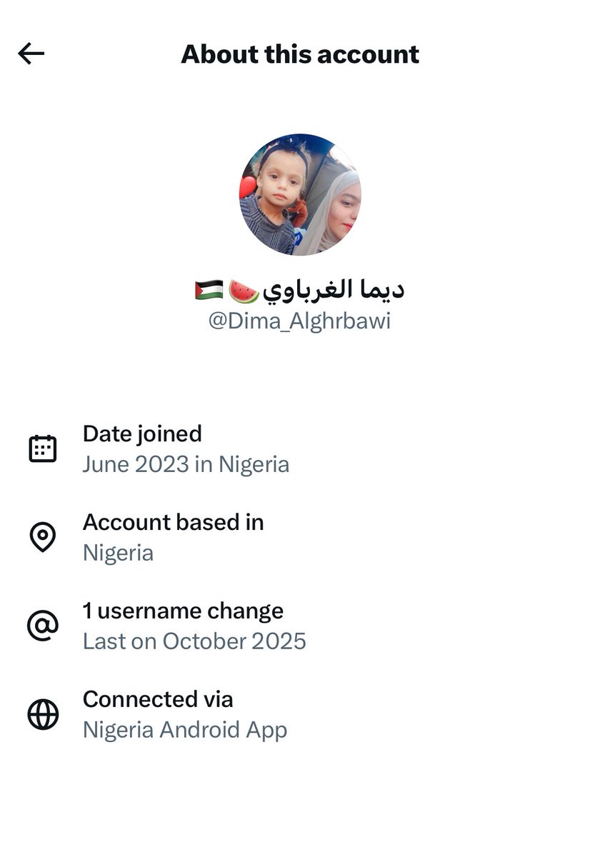 ozeel1987's tweet image. حساب من نيجيريا ماشاء الله منتحل شخصية  يتسول باسم غزة