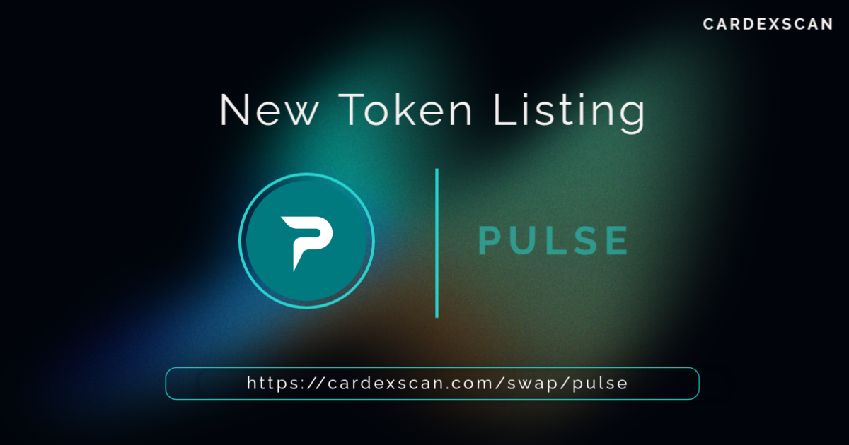 cardexscan's tweet image. @pulsecardano $PULSE is now listed on Cardexscan.