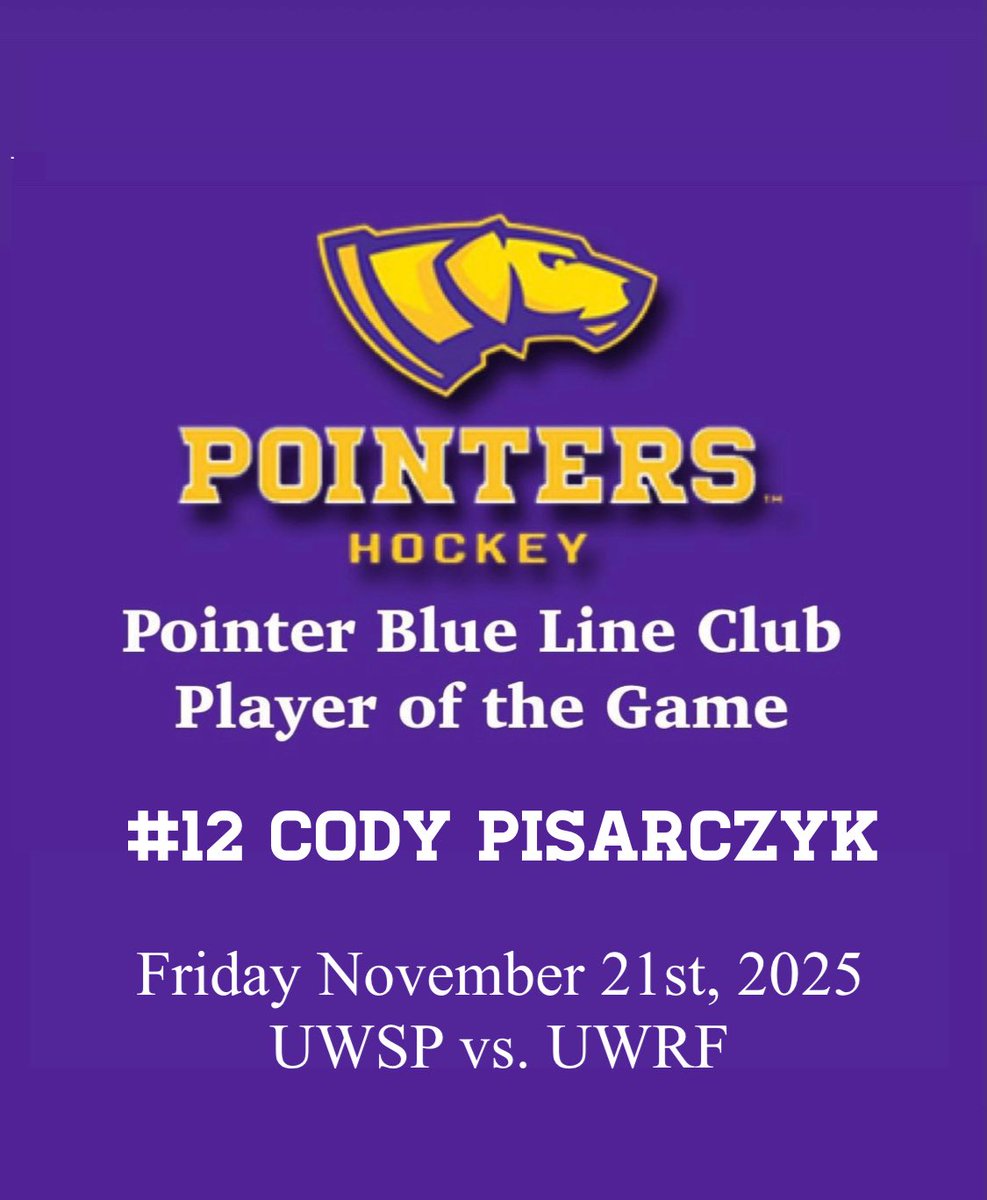 Pointer Blue Line Club UWSP Men’s Hockey (@pblcuwsphockey) on Twitter photo 