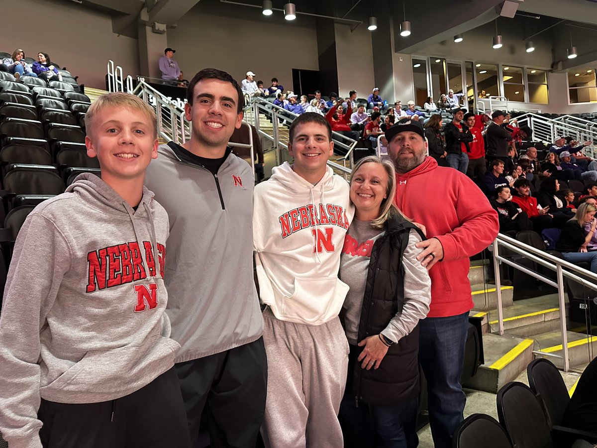 Gratitude Month, Day 21: Family Time 
Enjoying some time together cheering on the Huskers
