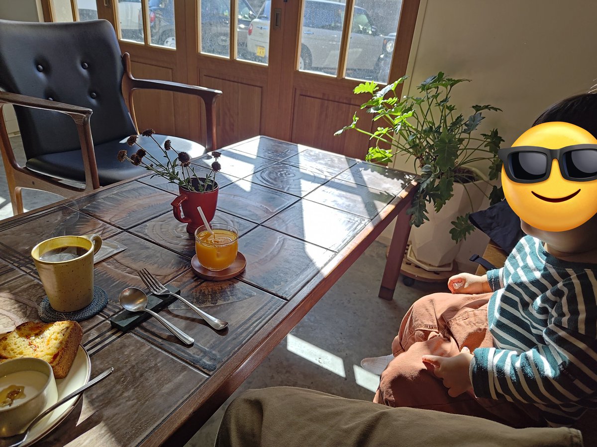 hei_09's tweet image. カフェチャレンジ成功
静かにしてくれてサンキューな