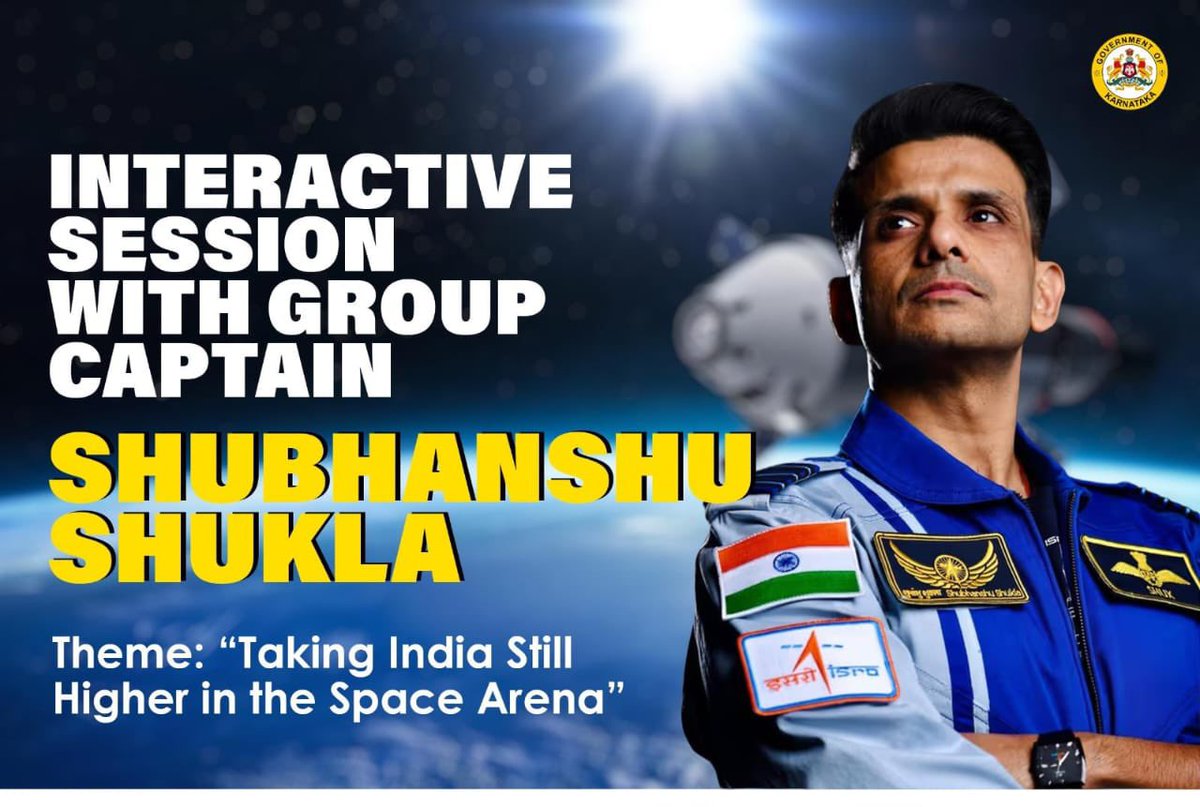 Sudarshn_chakra's tweet image. With the theme “Taking India Still Higher in the Space Arena,” this session will delve into India’s journey in space, the emerging opportunities for youth, and the vision that is shaping our nation’s leadership in global space innovation.
@isro @ISROSpaceflight @IAF_MCC